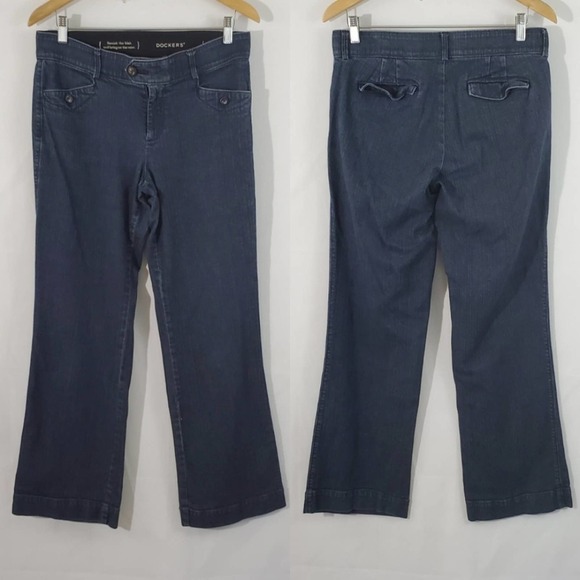 DOCKERS Women's Med Wash High Rise Jeans Size 10M - Picture 1 of 7
